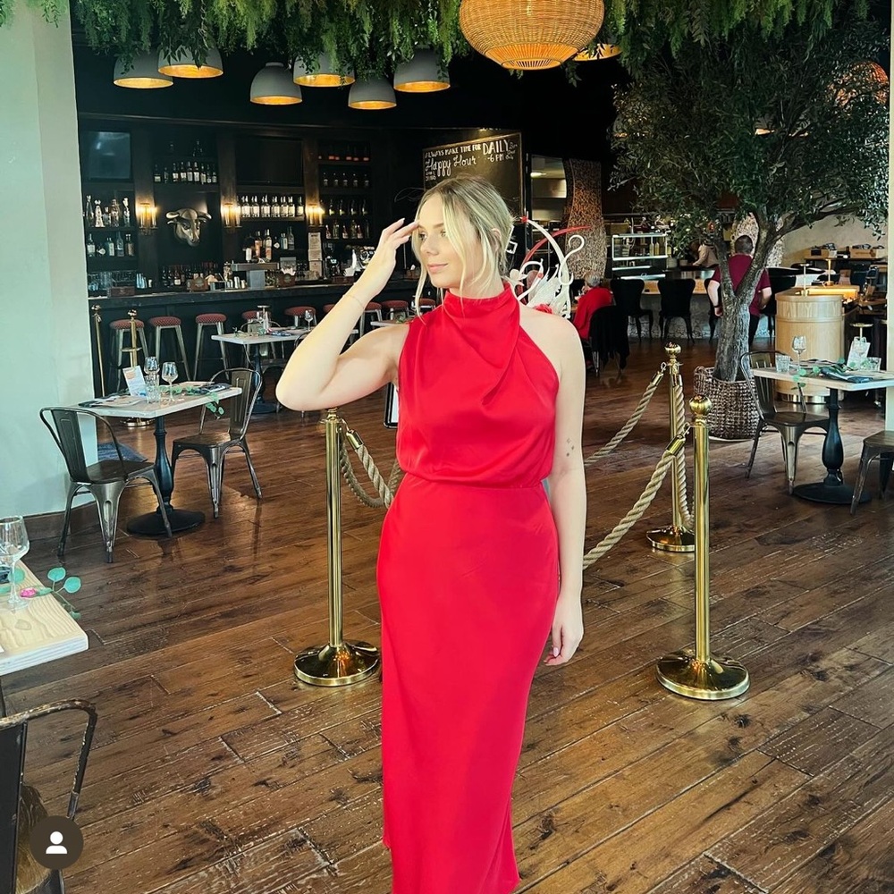 Amazon red dress